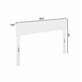 thumbnail image 4 of AFI Boston Solid Wood Full Size Contemporary Headboard in White, 4 of 5