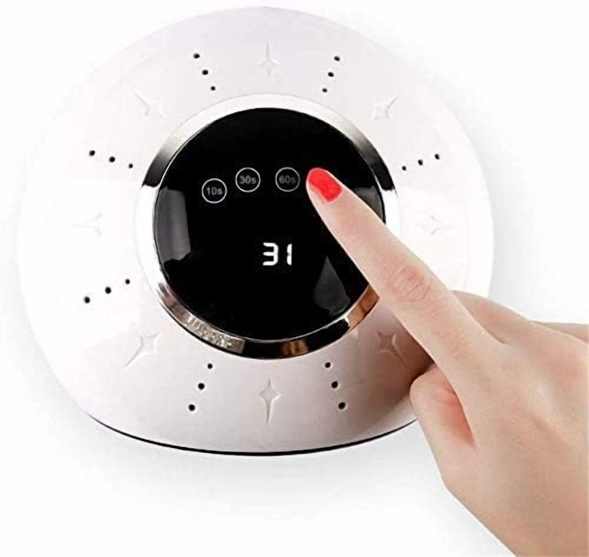 Gel UV Nail Lamp 72W UV LED Nail Dryer Light for Gel Nails Manicure Professional Sa Curing Lamp with 4 Timer Setting Sensor for Gel Nail Polish Curing Manicure