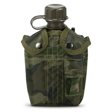 1L  Canteen Bottle Camping Hiking Backpacking Survival Bottle Kettle with Cover