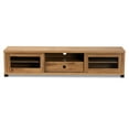 thumbnail image 4 of Baxton Studio Beasley Modern and Contemporary Oak Brown Finished Wood 1-Drawer TV Stand, 4 of 10