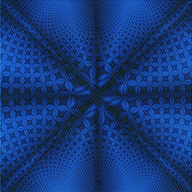 Ahgly Tapis d'Intérieur Lavable en Machine Carré Transitionnel Bleu, 4 Pieds Carré