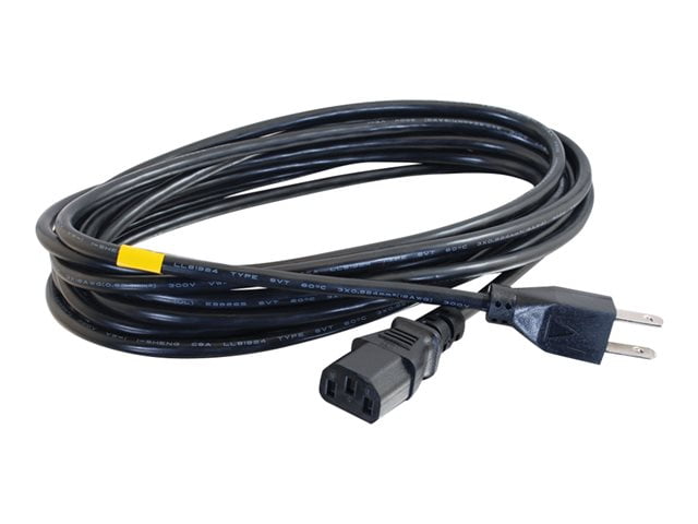 NEW black  25ft computer printer lcd POWER CORD 18 AWG 75 c