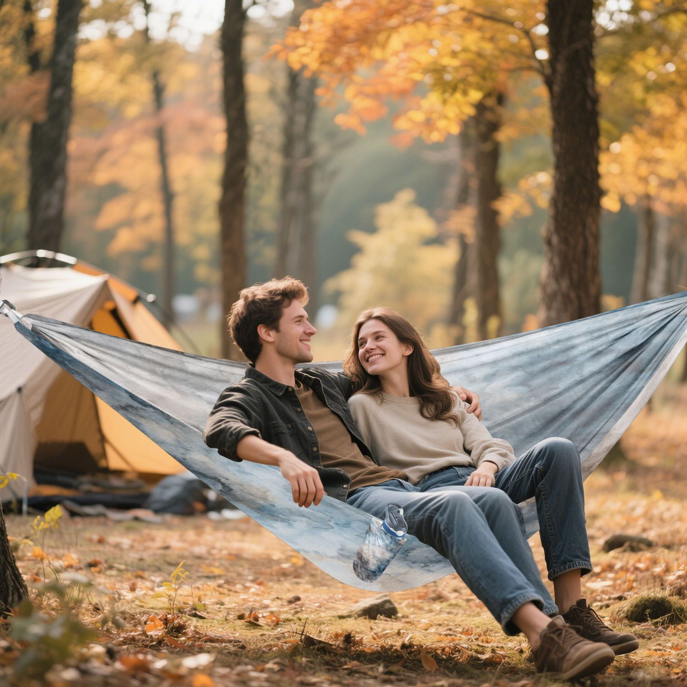 Hammock Camping Hammock Nylon Portable Hammock Travel Camping Hammock Watercolor Tie-dyel
