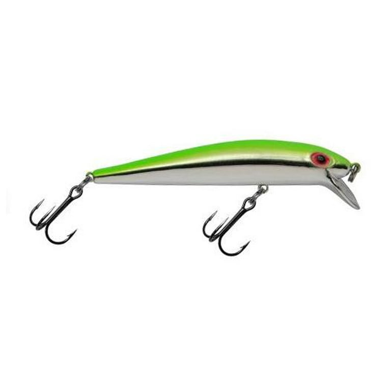 Bay Rat Lures, Short Shallow, Chrome/Chartreuse 