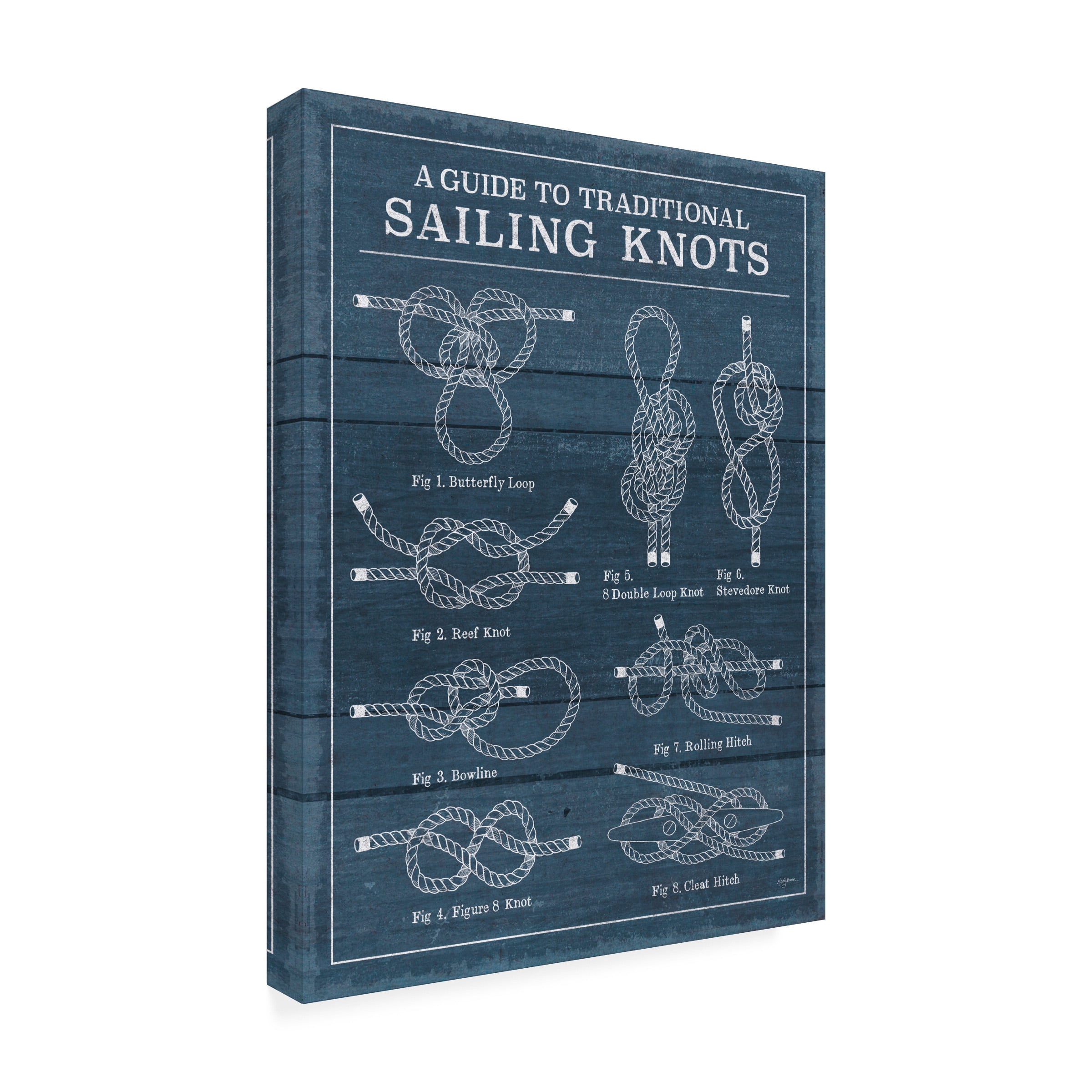 Mary Urban 'Vintage Sailing Knots I' Canvas Art