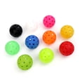 thumbnail image 2 of Pick ball, bola de 40 agujeros, bola de agujeros, pickleballs, bola luminosa de inyección de plástico rotatoria de 74 mm, 2 of 6