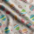 thumbnail image 1 of Soimoi Easter Printed, Poly Canvas Fabric, Decor Sewing Fabric by The Yard 56 Inch Wide,Decorative Fabric for Curtains Tote Bags, Off White, 1 of 5