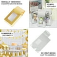 thumbnail image 4 of Efavormart 25 Pack | Gold Tote Party Favor Gift Boxes, Wedding Candy Treat Bag with Transparent Window- 2.75" X 1.5" X 6", 4 of 11
