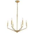 thumbnail image 5 of Indoor Home Decorative Midcentury Modern Enzo 6 Light Brass Pendant, 5 of 7