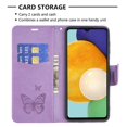 thumbnail image 2 of Galaxy A13 5G Wallet Case,Dteck Magnetic Butterfly Pattern Leather Card Pocket Case Hybrid Rubber Kickstand Cover with Strap for Samsung Galaxy A13 5G 6.5-inch,Violet, 2 of 6