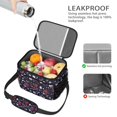 thumbnail image 4 of Lunch Box Pioneer Flower Floral Print Pattern Insulated Lunch Bag for Women Men,Medium Leakproof Lunchbox Cooler Bag Adjustable Strap,10 X 6.7 X 8 Inches, 4 of 6