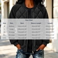 thumbnail image 3 of TRUNZI Women's Fleece Quilted Bomber Jackets Long Sleeve Zip Up Jackets for Fall Winter with Pockets, 3 of 9