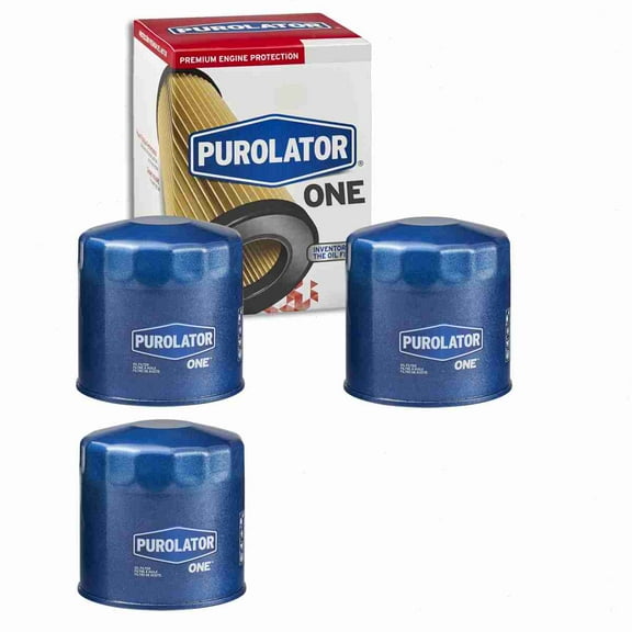 3 pc Purolator ONE PL24651 Engine Oil Filters for Oil Change Lubricant Filters