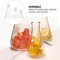 3Pcs Experimental Flasks Conical Flask with Stopper Laboratory