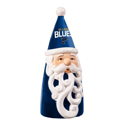 St. Louis Blues 8 LED Santa Statue
