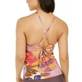 thumbnail image 4 of Hula Honey TURMERIC MULTI Juniors' Palm Play Printed Tankini Swim Top, US Medium, 4 of 5