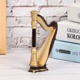 thumbnail image 3 of Miniature Harp, Home Ornament Durable Musical Model, for Birthday Present, 3 of 7