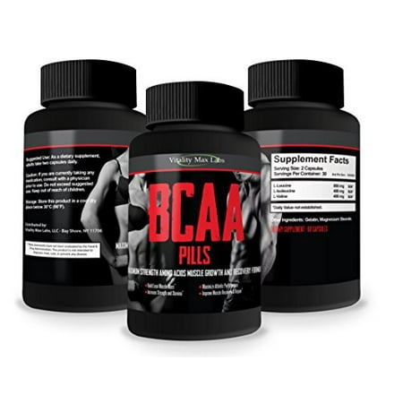 Pilules BCAA - # 1 Noté acides aminés Formule - construire le muscle Combat musculaire Break Down - augmenter l'endurance et temps de récupération