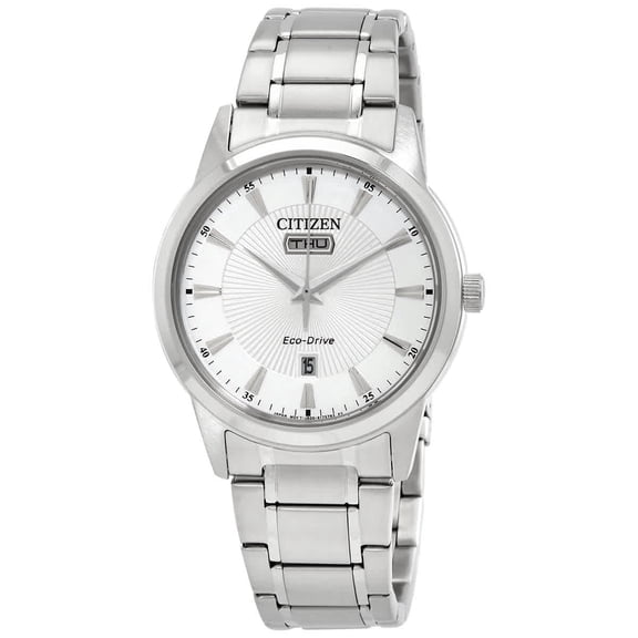 Citizen Eco-Drive Eco-Drive Silver-tone Dial Stainless Steel Men's Watch AW0100-86A