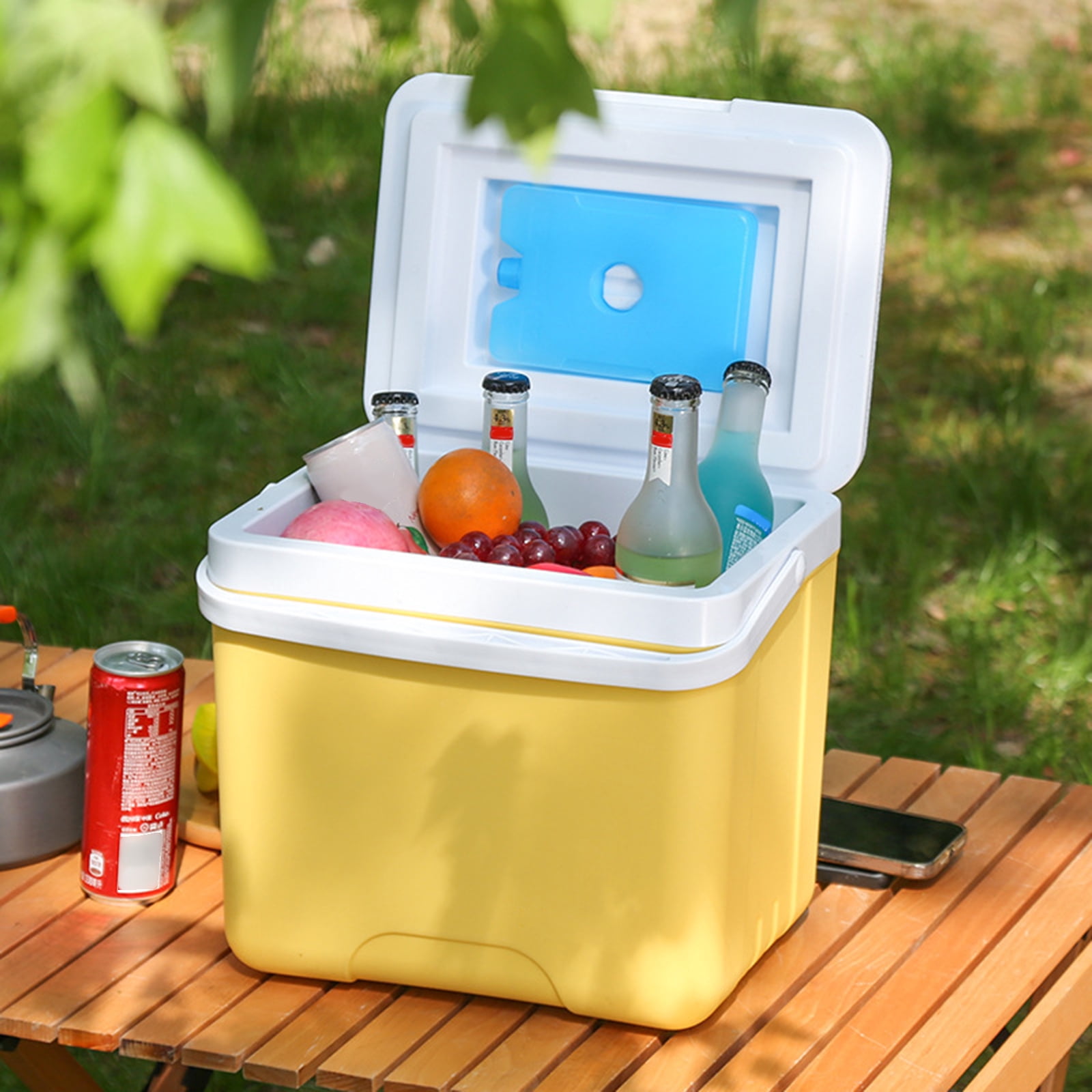 Camping Coolers Ice Box Beverages Food Thermal Incubator Portable Ice Bucket Outdoor Hard Coolers Insulated Ice Chest