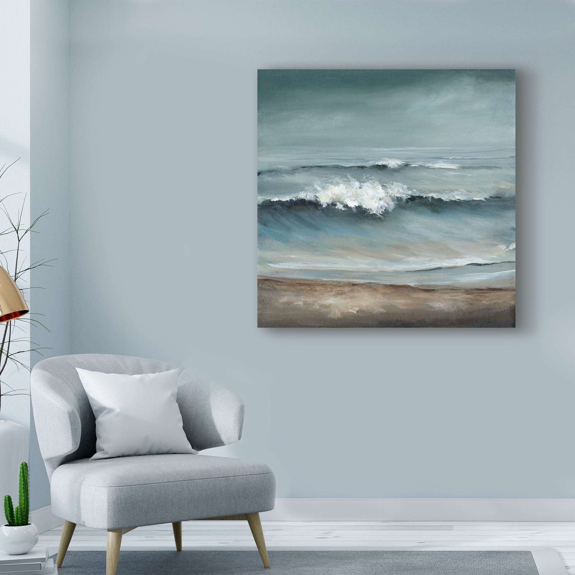 Trademark Fine Art 'Longing Coast' Canvas Art by Christina Long