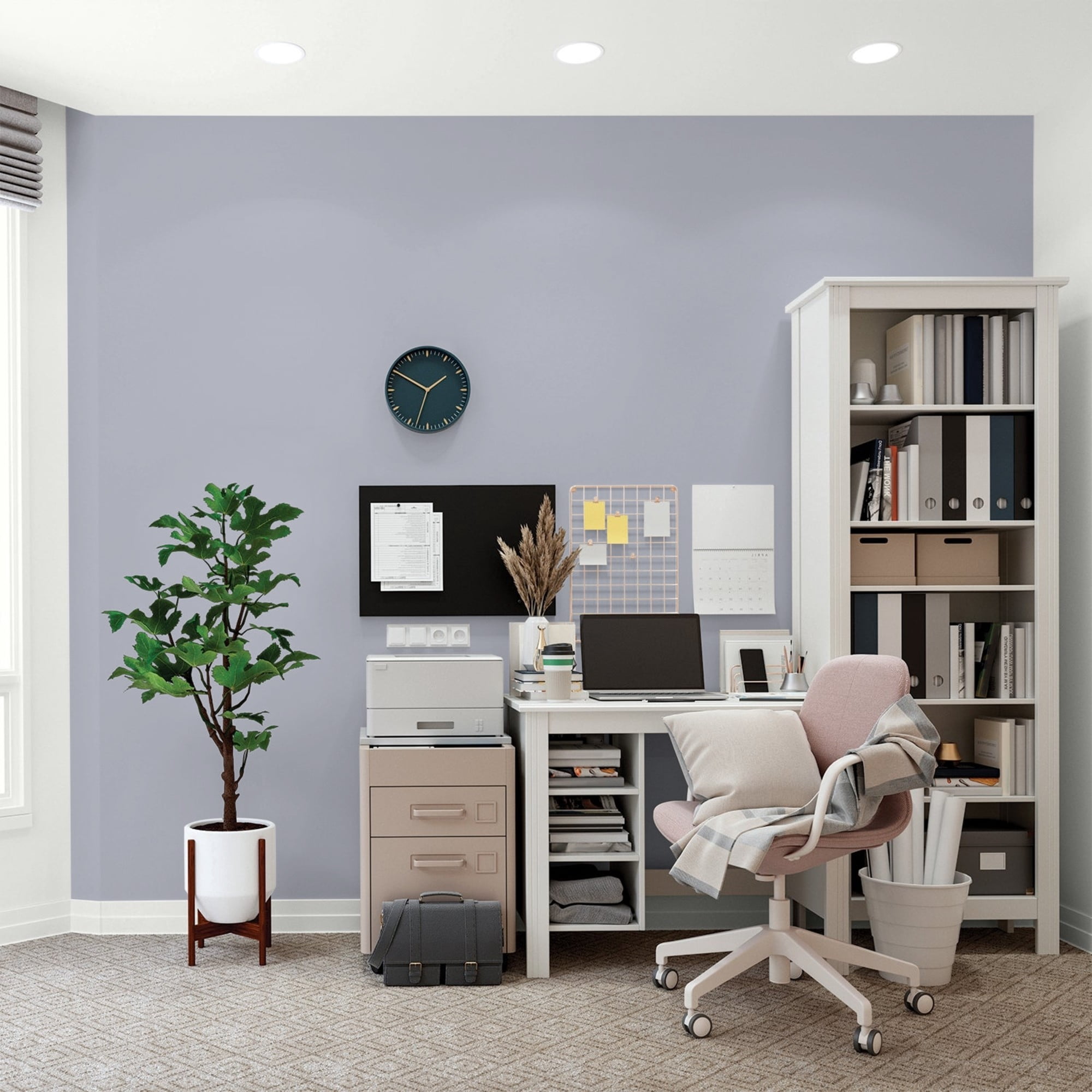 Glidden HEP Glistening Gray / Grey, Flat Interior Paint with Primer, 1 Quart