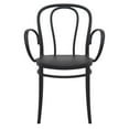 thumbnail image 6 of Compamia Victor XL Resin Outdoor Arm Chair Black, Set of 2, 6 of 7