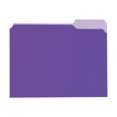thumbnail image 2 of Universal - Dossier à Découpe Carrée - pour Lettre - à Onglets - violet (Lot de 100), 2 of 3