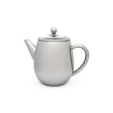 

Bredemeijer Eva 37oz Double Wall Teapot | Stainless Steel