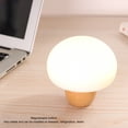 thumbnail image 2 of Mushroom Lamp Silicone Slap Dimmable Rechargeable Mushroom Night Light for Breastfeeding Nursery Bedroom Gifts, 2 of 5