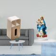 thumbnail image 2 of Caja de pañuelos rectangular multiusos con decoración de escritorio de acrílico 2D, adorno de mesa único, regalo para la oficina, el hogar y las vacac, 2 of 8
