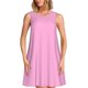 thumbnail image 1 of Balery Pink Vestidos de verano para mujer con estampado: vestido holgado sin mangas, vestido playero informal y cómodo para días calurosos., 1 of 7