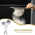thumbnail image 3 of Masteelf 2 Pcs Fine Mesh Skimmer Spoon Stainless Steel Oil Filter for Kitchen Cooking, 3 of 8
