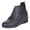 Black, variant on Square Dance Shoes For Women Soft Soles Mid Heeled Sports Mothers Middle Aged And Elderly Dance Shoes Zippered Autumn And Winter Short Boots