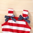 thumbnail image 4 of Younger Tree Toddler Baby Girls 4th of July Clothes Outfit Stars Stripes Sleeveless Dress Independent's Day Suits for 4-5T, 4 of 7