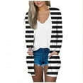 thumbnail image 2 of QUINDOS Womens Cardigans Women's Fashion Casual Printed Long Sleeved Shirt Cardigan, 2 of 5