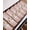 Red, variant on Brown Ombre Daisy Stair Treads for Wooden Steps Indoor Runner Rug Carpet, Farmhouse Vintage Floral Botanical 15 Pieces Peel and Stick Staircase Step Treads Covers Washable Throw Door Mats, 30"x8"