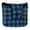 Dark Blue and Glack Gingham, variant on Haosy Navy Blue Burgundy Houndstooth Golf Mallet Putter Cover Strong Magnetic Leather Golf Club Headcover Closure