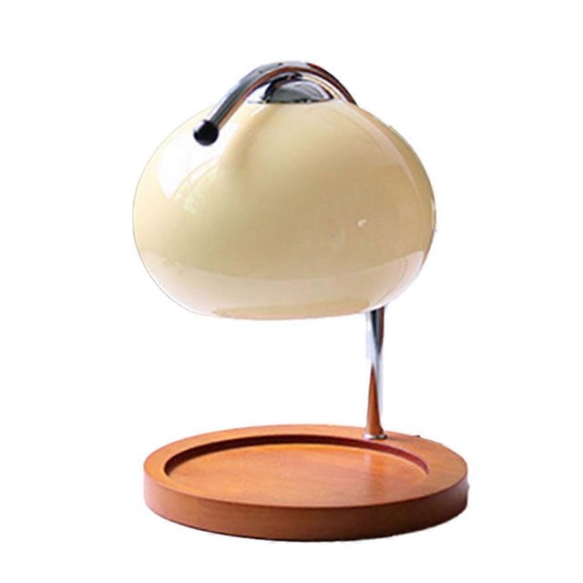 Retro Glass Candle Warmer Lamp Dimmable Aromatherapy Candle Lamp Bedside Table Lamp Study Office Home Decor EU Plug
