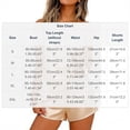 thumbnail image 2 of Craaazy Women V Neck Lace Trim Satin Cami 2 Piece Set Spaghetti Strap Tops and Elastic Waist Shorts Sleepwear Gifts, 2 of 3