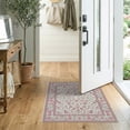 thumbnail image 2 of ODIKA Accessories Farmhouse Plaid Border Dusty Botanical Pink Vanity Pet Friendly & Kids Safe Bedside for Bedroom, Nursery, RV, 2 of 7