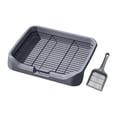 thumbnail image 1 of Inodoro para perros de interior, inodoro portátil para cachorros, soporte para almohadillas absorbentes para cachorros, bandeja de arena para gatos, 1 of 8