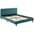 thumbnail image 6 of Modway Anya Full Modern Style Polyester Fabric Bed in Teal Blue Finish, 6 of 6