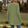 thumbnail image 7 of Delayuji Cardigans Sweater For Women Elegant Ribbed Solid Color Cardigan Long Sleeve Button Down With Pockets Knitted Cardigan, 7 of 7