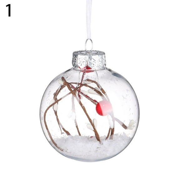 Hanging Ornament Balls Pendant DIY Xmas Holiday Decor Christmas Tree Decoration Ball Festival Dress Up Supplies Wedding Decor 1