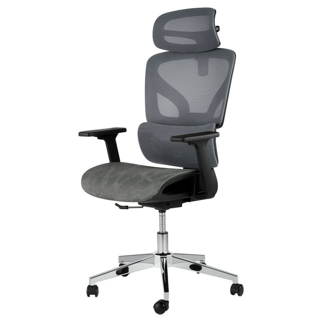 Silla de Oficina Ergonómica de Malla de 3ra Generación, Reposabrazos Ajustables 4d, Soporte Lumbar Dinámico, Función de Reclinación E Inclinación, Diseño de Respaldo Alto, Ruedas Giratorias, Silla de
