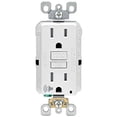 thumbnail image 2 of Leviton 3809340 15A, Réceptacle GFCI Audible 125V 5-15R, Blanc, 2 of 3