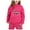 Hot Pink, variant on TBWNWG Girls Outfits & Sets Children's Fashion Casual Printed Long Sleeved Hooded Top Hoodie Pants Suit Stylish Attire for Young Girls,Sizes 4-5 Years