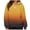 Yellow, variant on Xdegoge Quarter Zip Pullover Women Hoodies Long Sleeve Gradient Color Trendy Sweatshirts with Pocket Drop Shoulder Oversized Casual Tops 2025 Winter Clothes