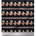 thumbnail image 1 of Soimoi Poly Georgette Fabric Circle & Bird Kids Print Sewing Fabric Yard 52 Inch Wide, 1 of 3